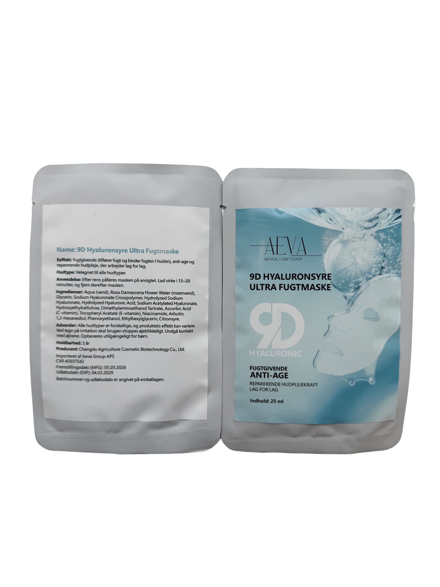 Hyaluron masker 5 stk